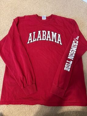 Gildan Red Alabama Crimson Tide Long Sleeve Tee